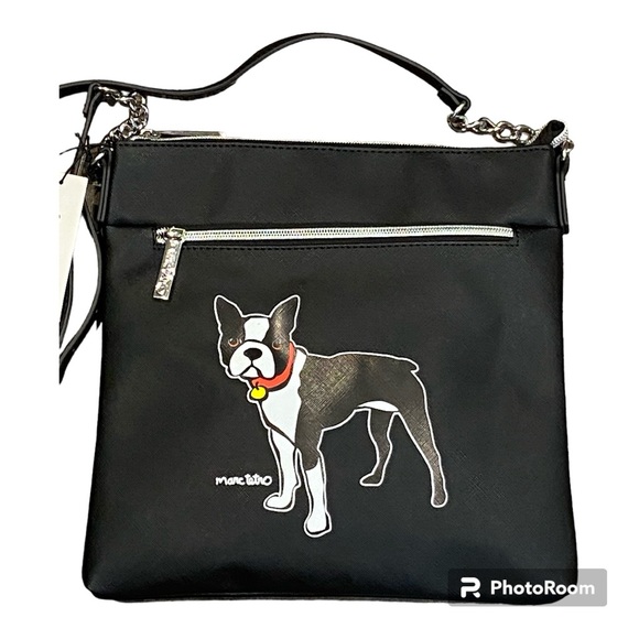 Marc Tetro Boston Terrier crossbody bag - Picture 1 of 9